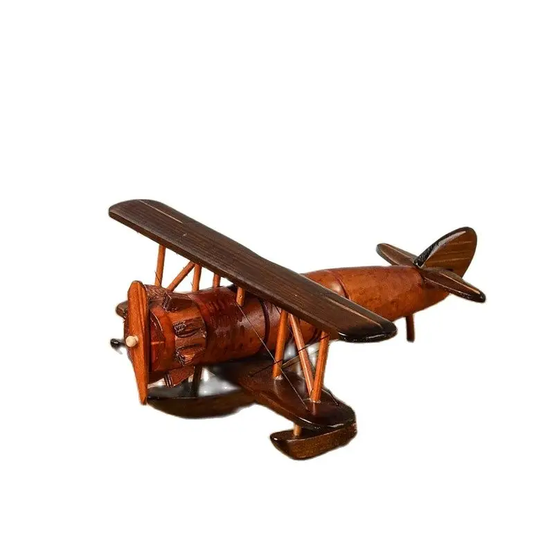

Classical Wooden Plane Desk Decoration