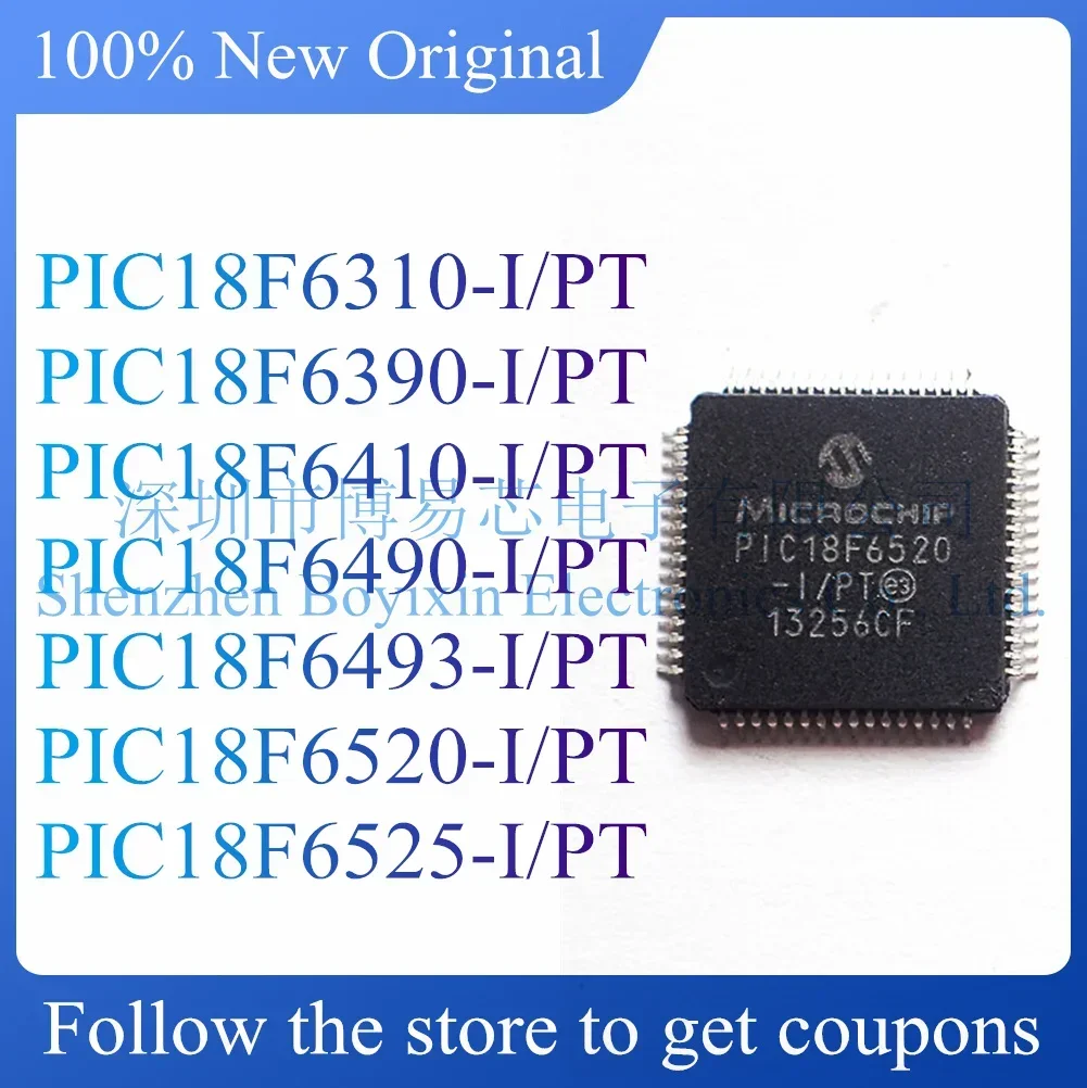 

PIC18F6310 PIC18F6390 PIC18F6410 PIC18F6490 PIC18F6493 PIC18F6520 PIC18F6525-I/PT plastic case