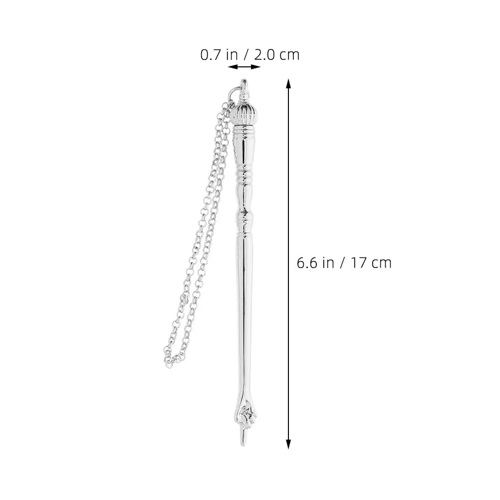 เครื่องมือชี้อ่าน 1 ชิ้น ทำจากโลหะชุบเงิน สำหรับอ่านพระคัมภีร์ ดีไซน์ตามหลักสรีรศาสตร์ ทนทาน พกพาสะดวก เหมาะสำหรับชาวยิว