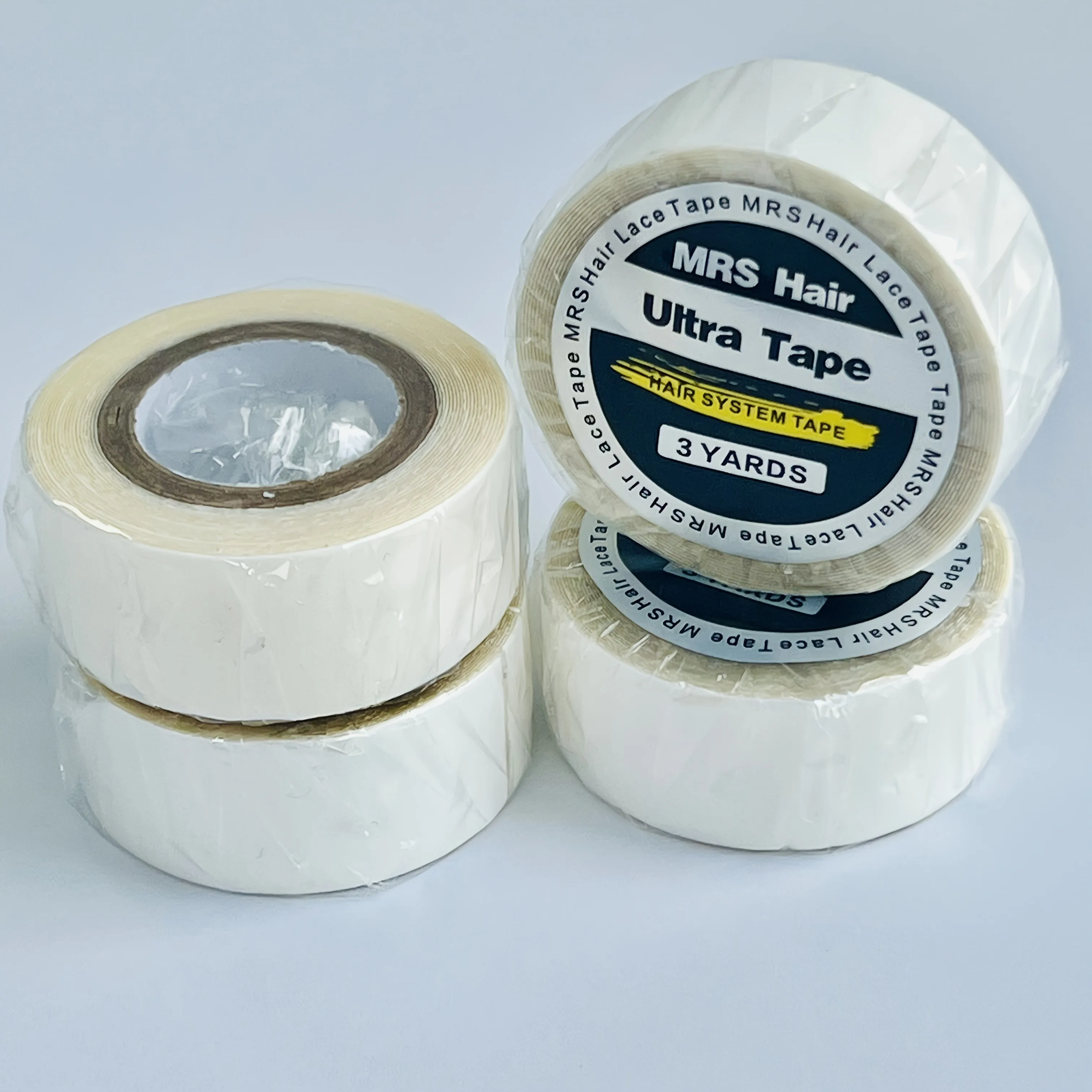 3YARDS 2CM White Ultra Hold Hair Double Sided Adhesives Tape For Hair Extension/Toupee/ Lace Wigs Adhesive Wig Tape 3Yards image 6