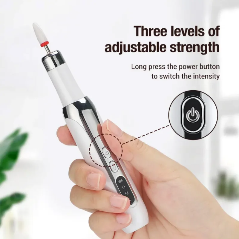 電動マニキュアマニキュアリムーバー角質リムーバー3スピード双方向調整家庭用マニキュア