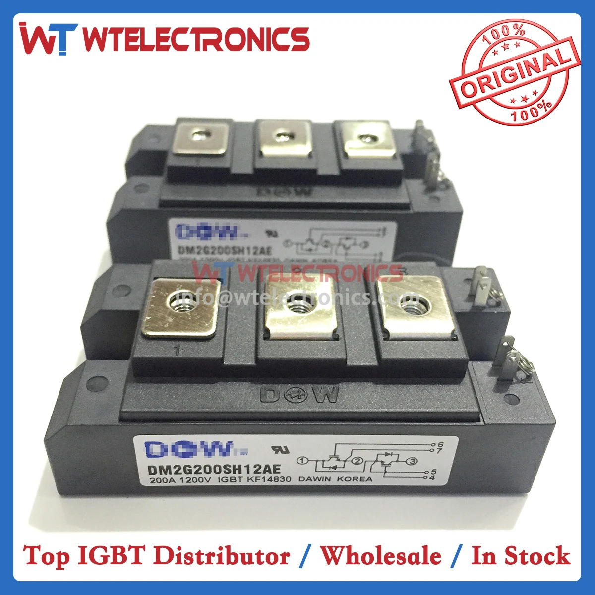 

New Original DM2G200SH12AE IGBT Module DM2G200SH12AE