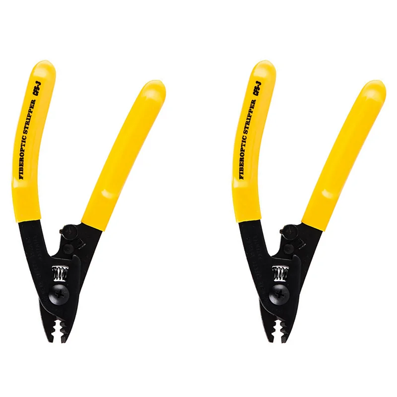 Ściągaczka do włókien światłowodowych AC88-2X CFS-3, narzędzie do zdejmowania izolacji z zaciskania na zimno, ściąganie powłoki z kabli światłowodowych i pigtaili.