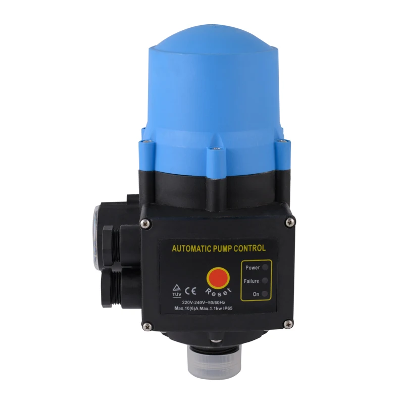 Automatic adjustable pressure controller for household one inch self priming pump water flow electronic pressure switch