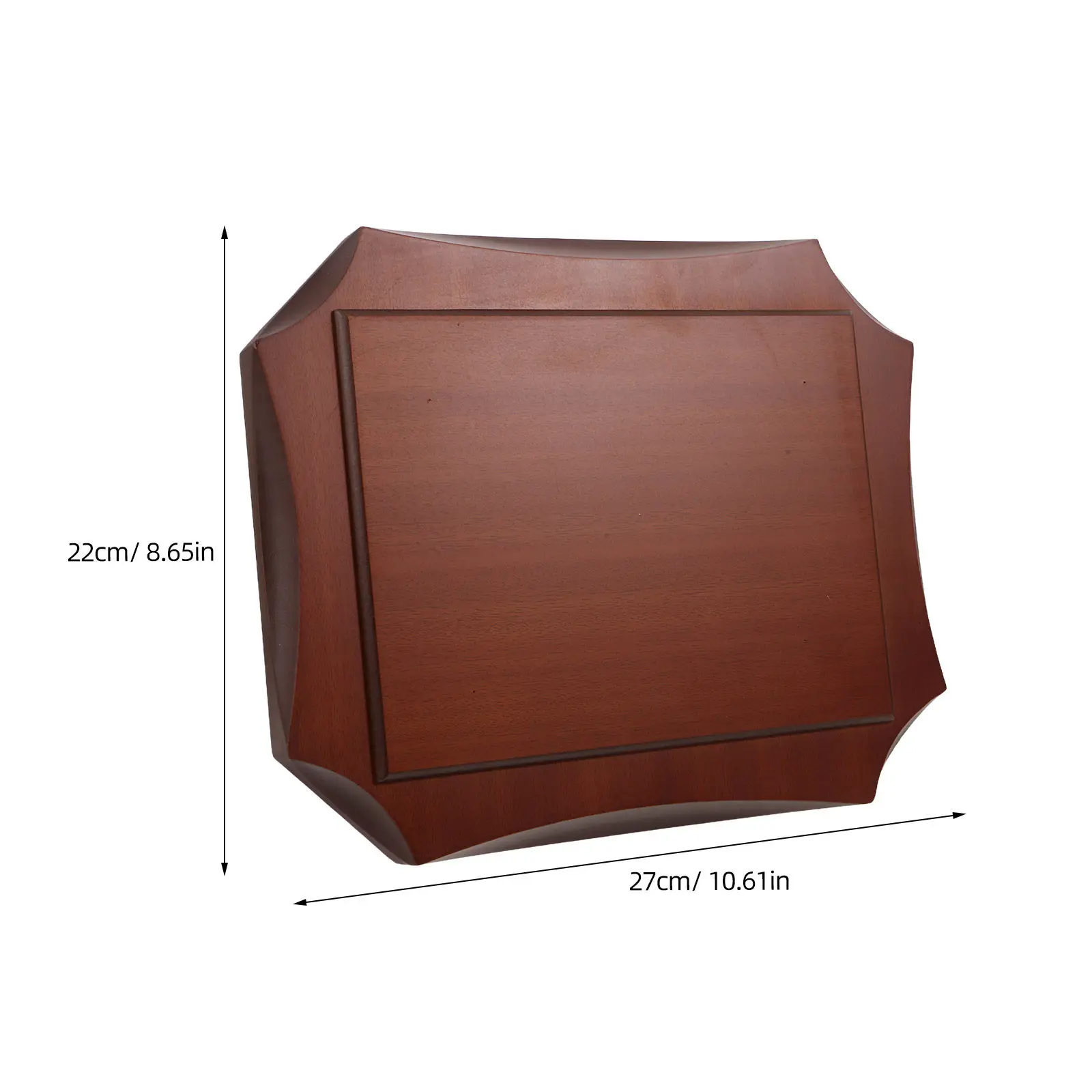 Wooden Medal Plaque Unique Shape Unfinished Natural Wood Sports Award Display Certificate Holder Desktop Badge Display