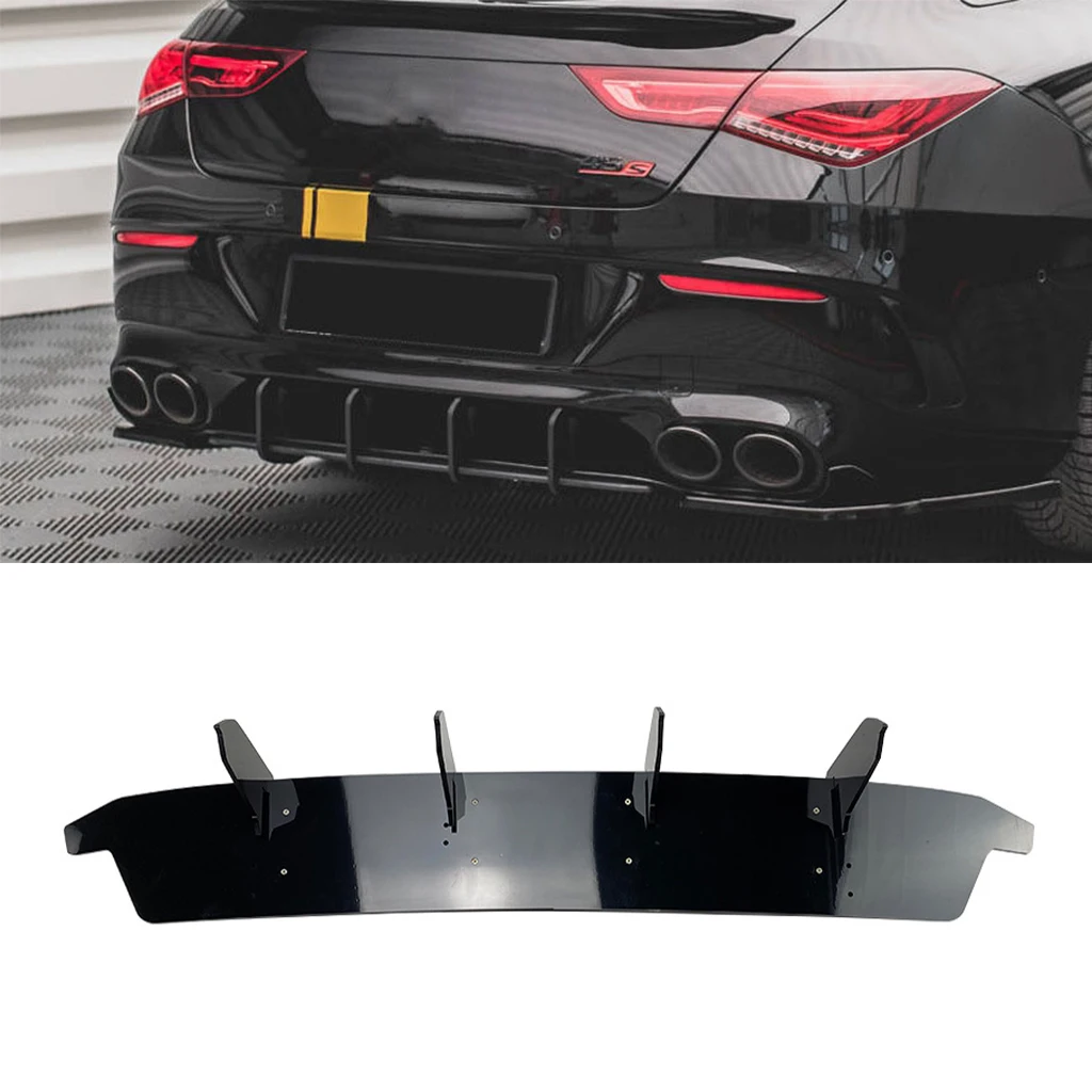 

Rear Bumper Diffuser Lip Rear Side Splitters Spoiler Lip For Mercedes-Benz CLA-Class C118 CLA35 CLA45 AMG Body Kits Tuning