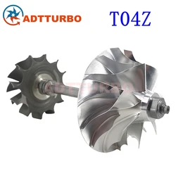 T04Z Turbo Shaft and Wheel TO4Z HKS Turbo Rotor GT35 GT3584 T04R TO4R T04S TO4S T4 Ball Bearing Turbocharger Parts T66-2