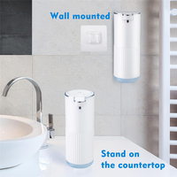 【Flash-Sale!】Automatic Foaming Soap Dispenser,Adjustable Electric Foam Hand Soap Dispenser,Touchless For Bathroom, Kitchen,13.5O