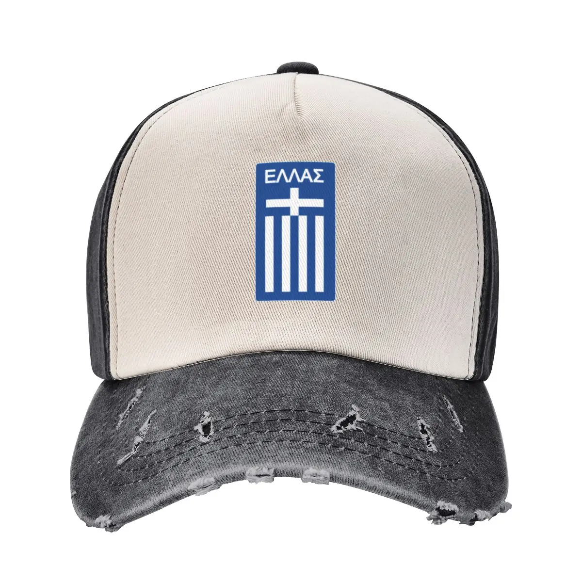 Greece in greek flag Baseball Cap Sun Cap Thermal Visor Beach Outing New In The Hat For Men Women's