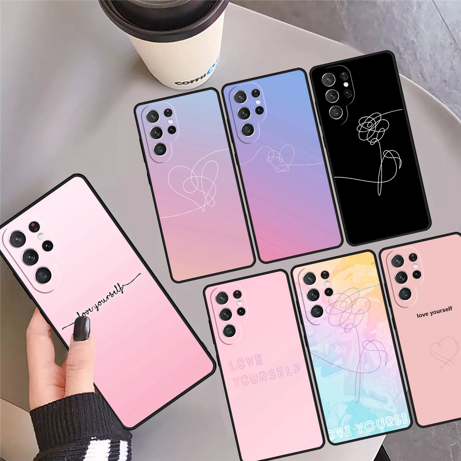 Чехол для Samsung Galaxy S24 Ultra 23 S22 Plus S21 FE S20 S8 S9 S10 Note 10 Pro Note 20