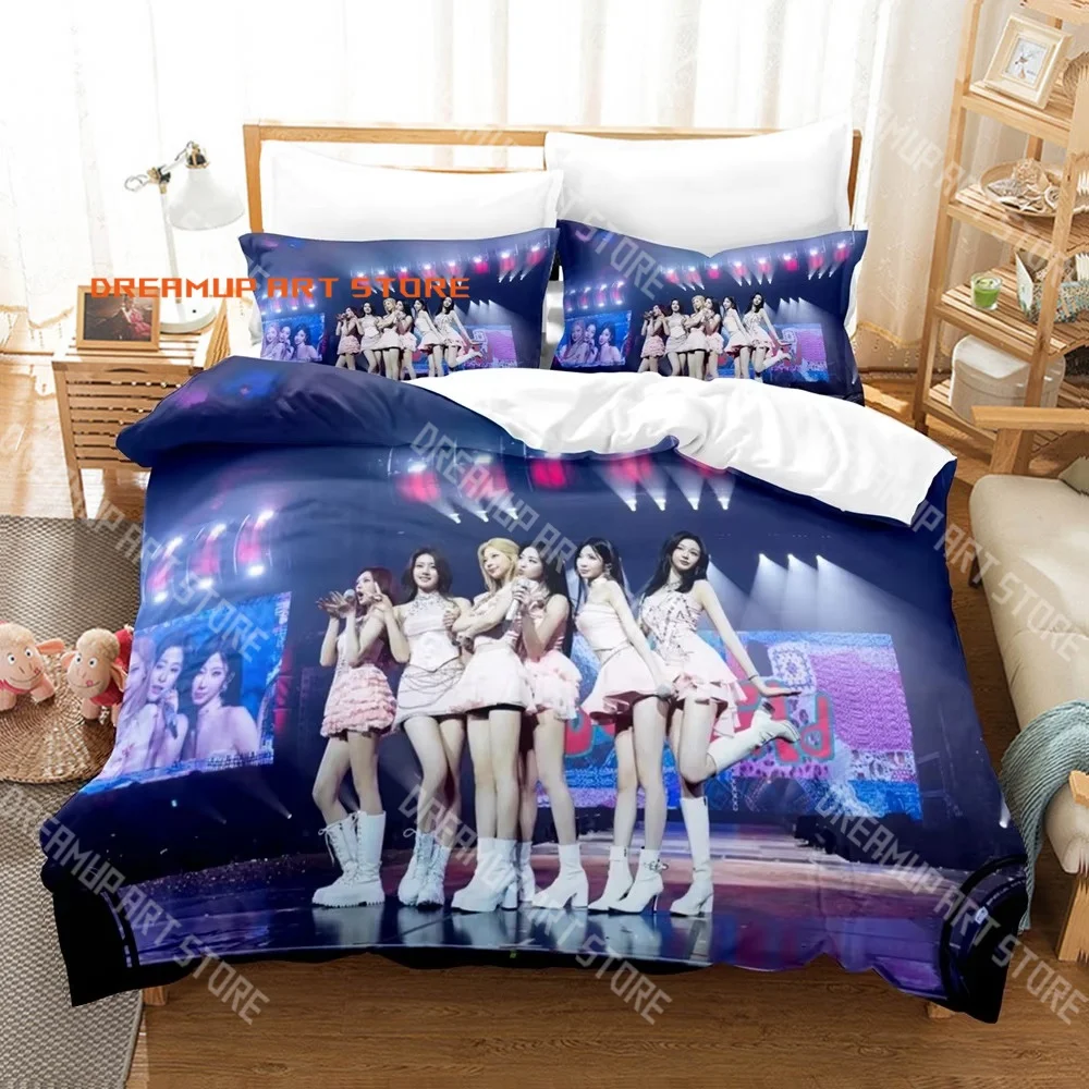 3D Print BABYMONSTER-R CHOOM World Tour Bedding Set Single Twin Full Queen King Size Bed Set Adult Kid Bedroom Duvetcover Set