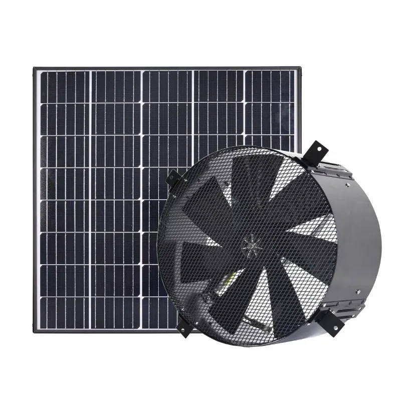 

Solar Wall Exhaust Fan Industrial Greenhouse Poultry-house Fan Outdoor Use Vent Fan