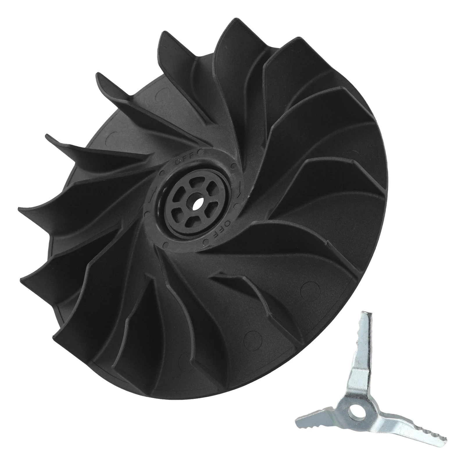 Impeller Fan 167mm For BG56 BG86 SH56 SH86 Garden Blower Vacuum Shredder Replacement Parts Plastic Leaf Collector Accessories