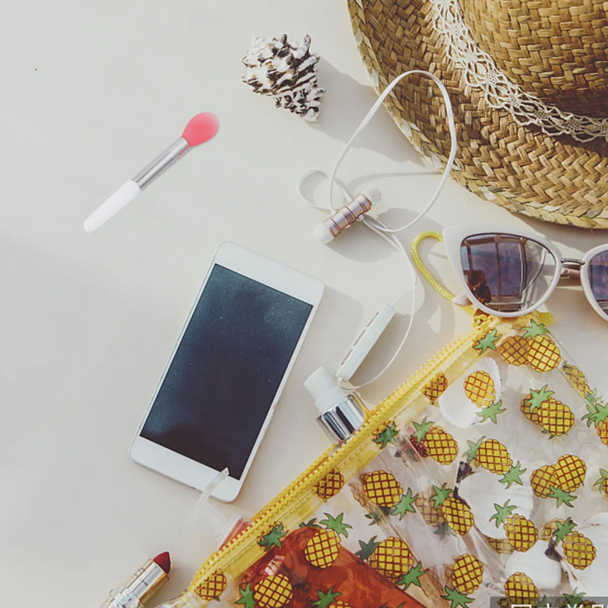 6Pcs Ergonomic Silicone Lip Brush Applicator Makeup Essential for Flawless Lipstick Gloss Application Salon Grade Home Beauty