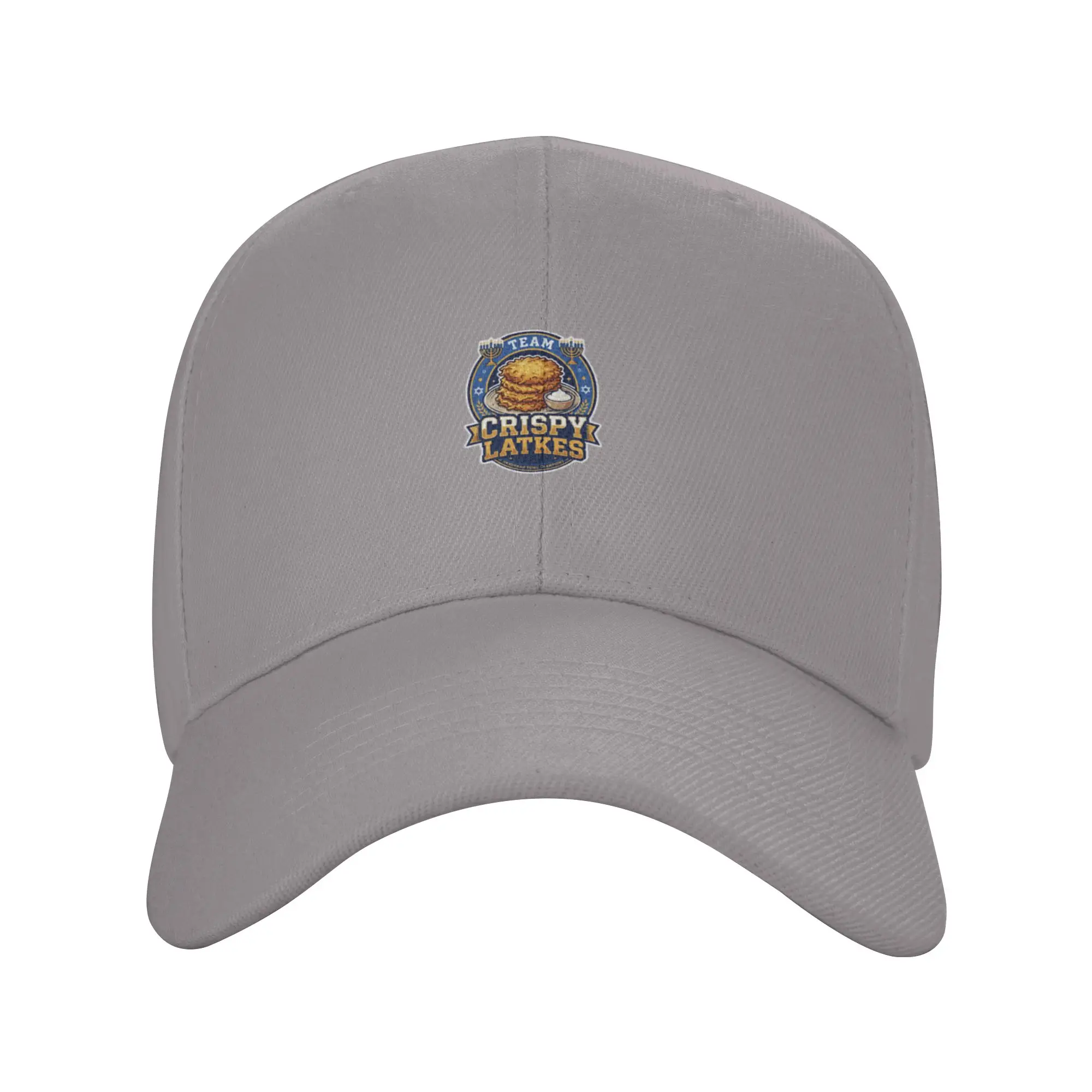 Crispy Latkes Hanukkah Bowl Champions Trendy Baseball Cap Street Fashion Unisex Peaked Cap