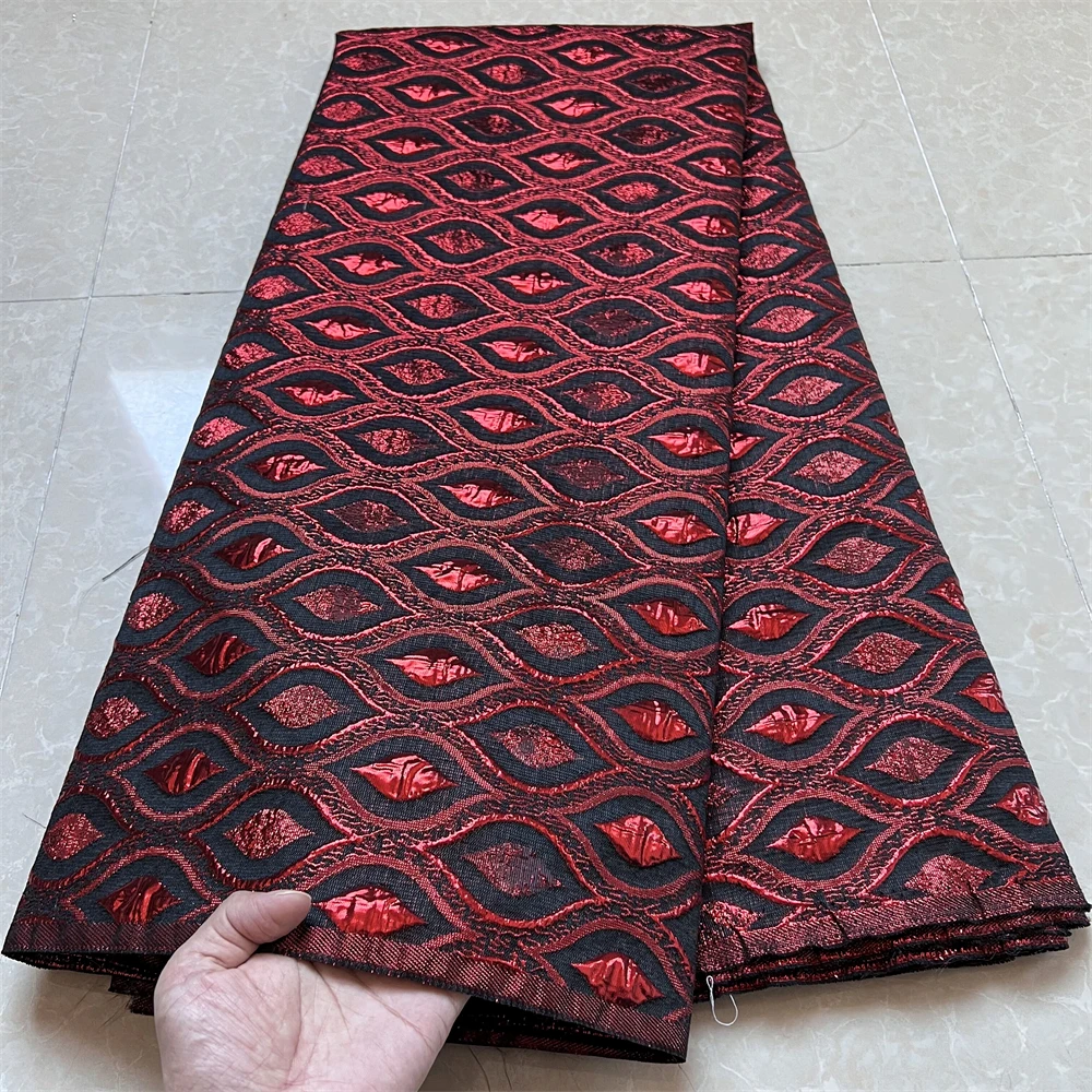 

Африканский нигерийский высококачественный тюль, кружевная ткань, органза, вышивка, гипюр для вечернего платья, жаккардовое свадебное платье, 5 ярдов JK061