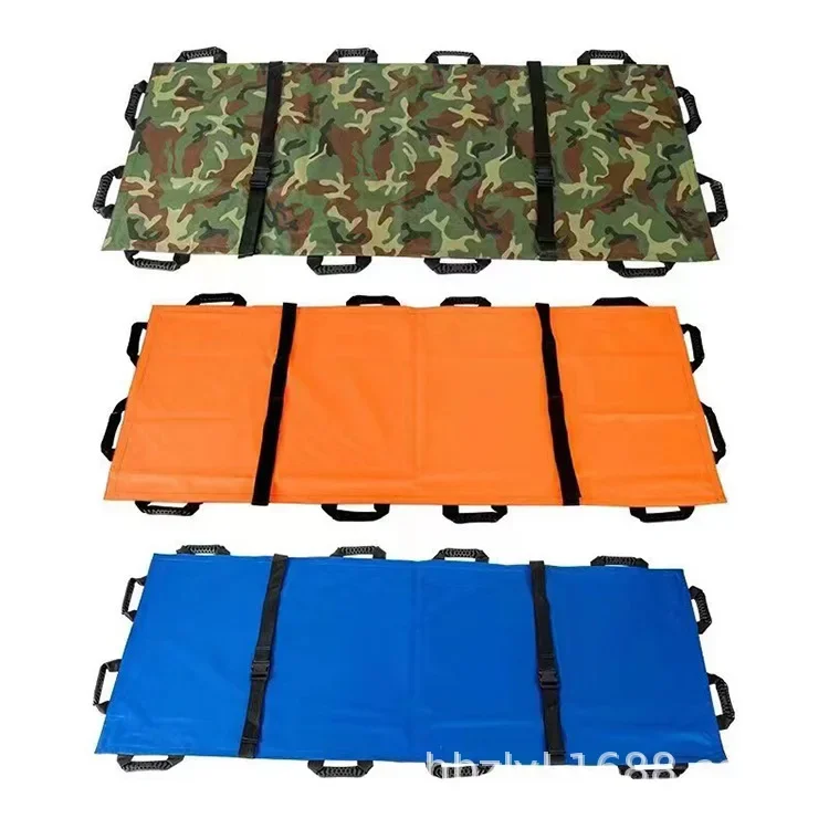 Portable Soft Stretcher First Aid Folding Cloth Stretcher Simple Portable Outdoor Fire Rescue Up and Down Stairs