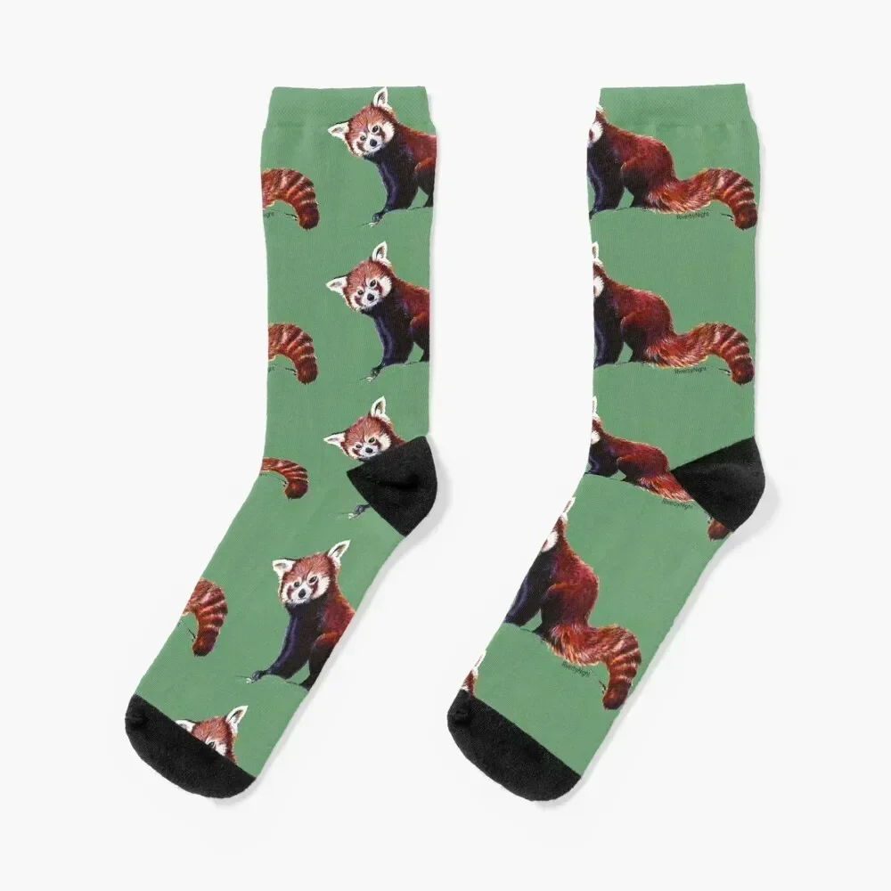 Red Panda Socks Heating sock Soccer funny sock halloween Socks Women's Men's