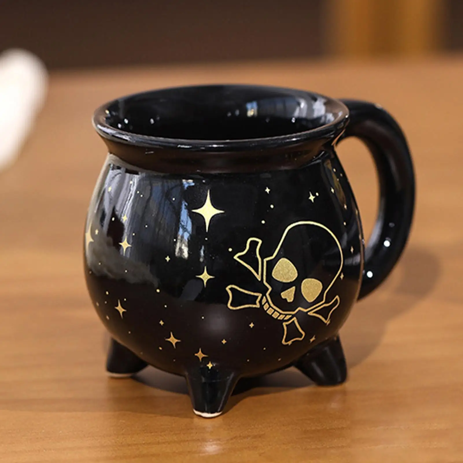 Halloween Mugs Novelty Ceramic Coffee Cup Spooky Water Drinkware Trick Or Treat Decor For Kitchen Restaurant Hotel Farmhouse