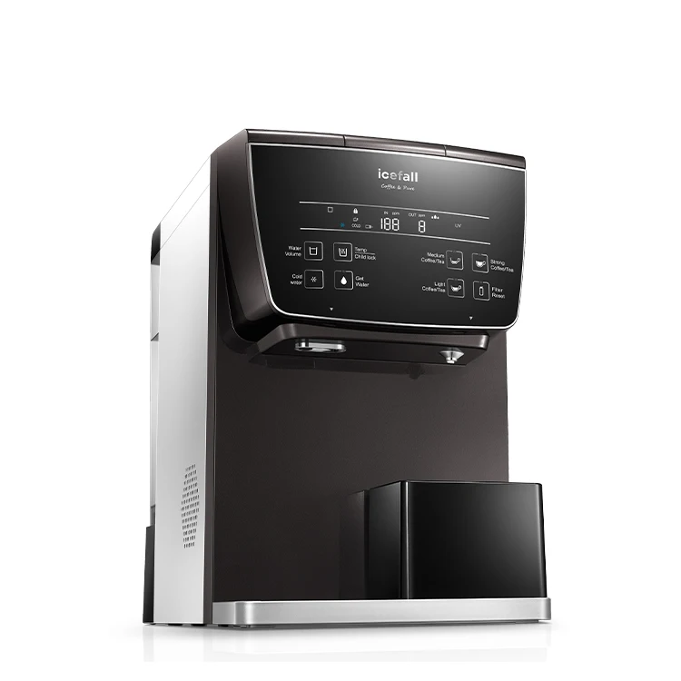 

Desktop 6 Stage Household Water Purifier Instant Hot Digital Cooling Ice Water Dispenser With Cold And Hot Water