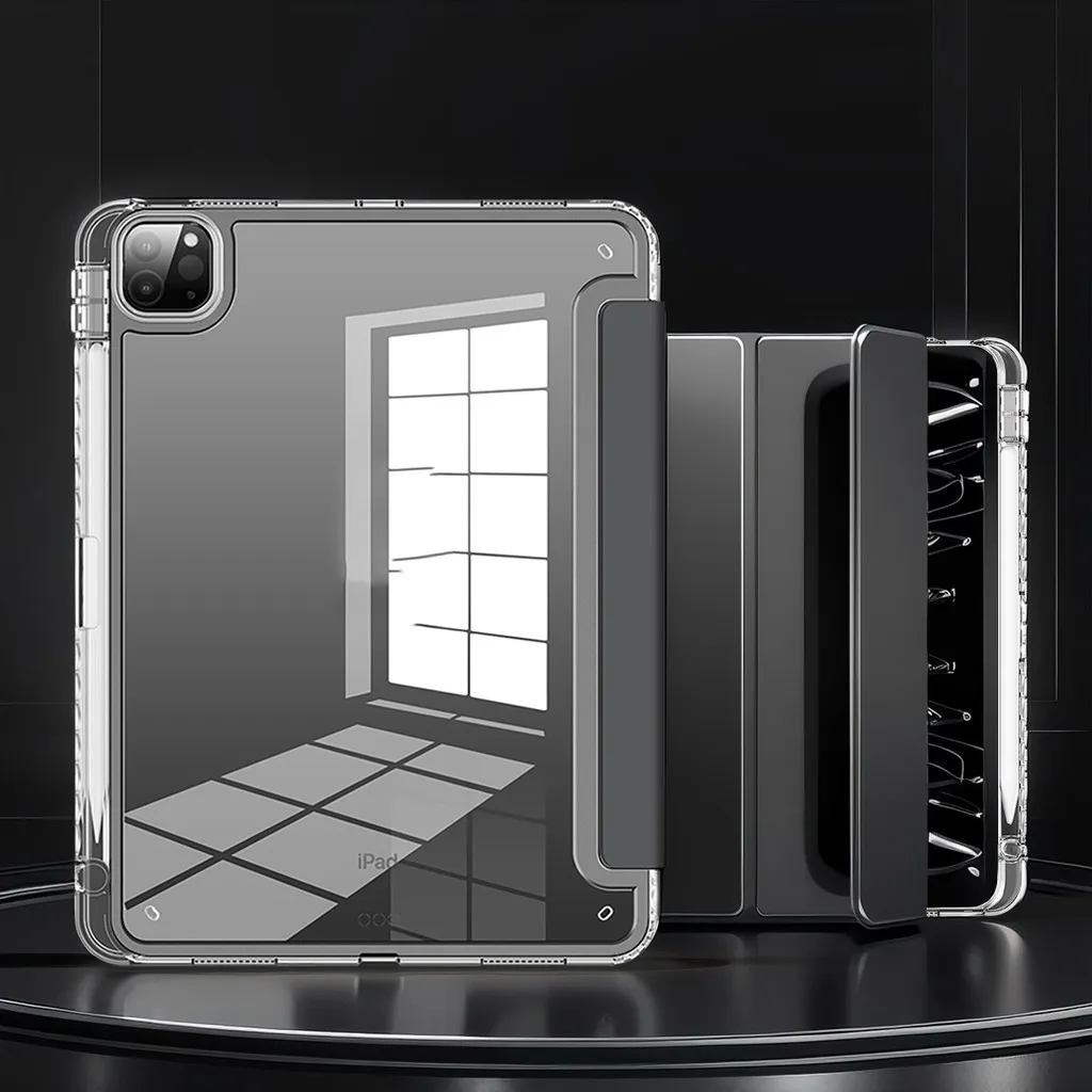 

Прозрачный акриловый чехол для iPad Pro 11 2024 5th Air 11 Air 6 Pro13 Air 13 5 4 3Pro 2 1 9,7 10th 10,9 10,2 Pro12.9 Mini6