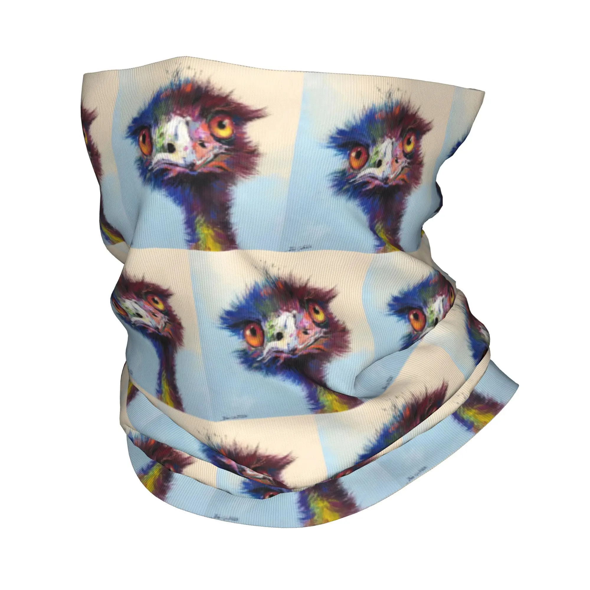 

Australian Emu - 74 Bandana Neck Cover Printed Mask Scarf Warm Face Mask Running Unisex Adult Windproof