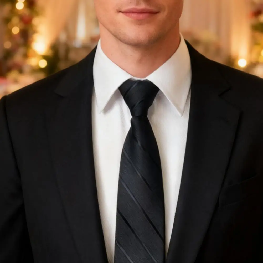 ربطة عنق رجالية ملونة بتصميمات إبداعية، ربطة عنق رجالية أنيقة بسحاب مع طول قابل للتعديل وأنماط متعددة للأعمال للرجال