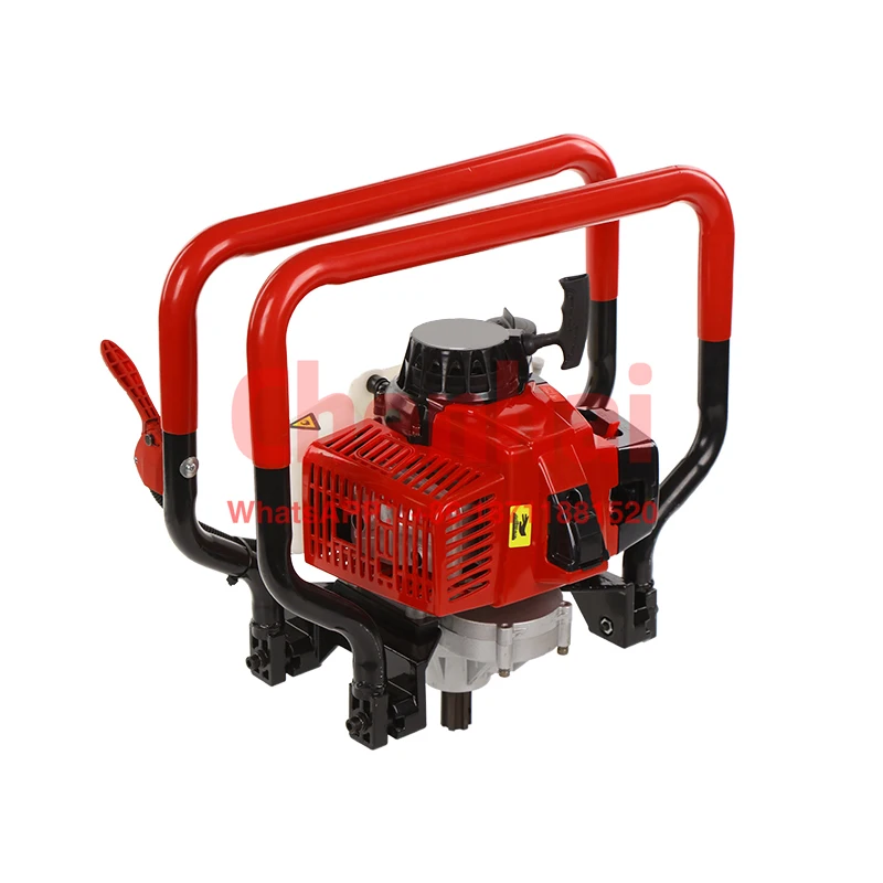 

Powerful 68CC 2 Stroke Earth Auger 2-Man Post Hole Digger Machine