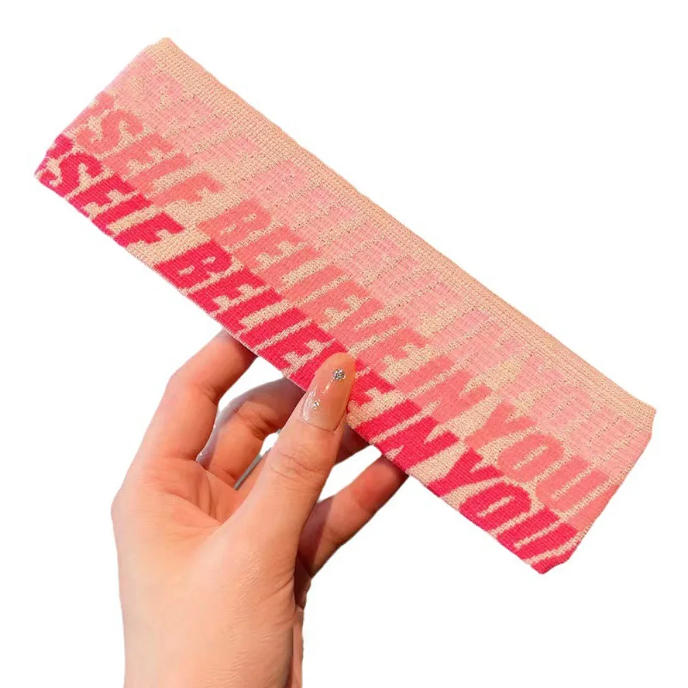 صيف جديد أزياء عصابة رياضية للرأس مرونة القطن تمتد اليوغا رباط شعر اضافية كبيرة واسعة عمامة أغطية الرأس لتشغيل اللياقة البدنية