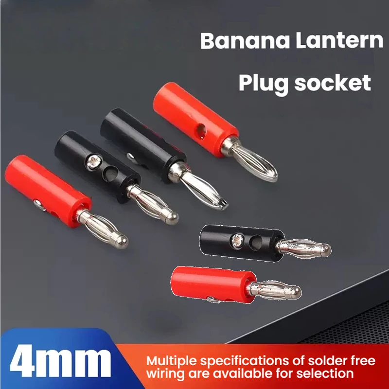 

Two-Hole Cross Flower 4mm Banana Plug for Audio Equipment & Speaker Connections