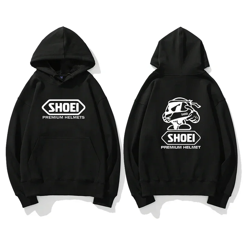 

Helmet print long sleeved hoodie motorcycle culture spring and autumn hoodie men's clothing casual long sleeved top