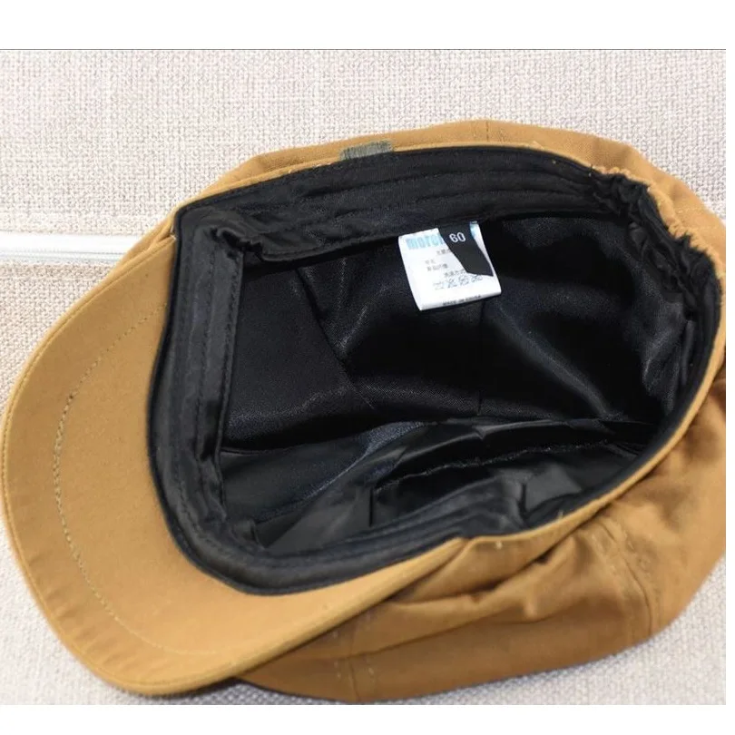 Übergroße Herren-Newsboy-Mütze aus 100% Baumwolle, Gatsby Ivy Golf Cabbie Hut, verstellbar für kleine bis große Köpfe, Übergröße – Detail 20