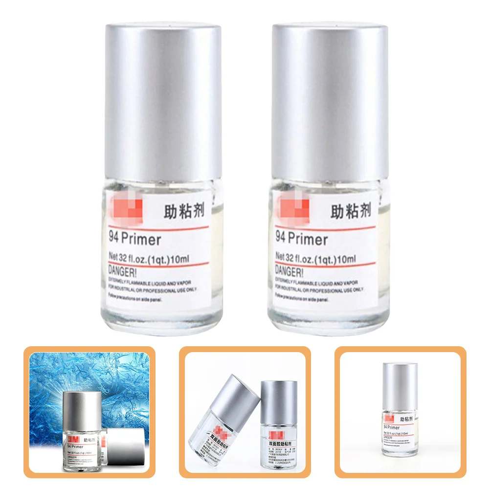 

4Pcs Adhesive Enhancer Brush Head Tape Increase Adhesion Automotive Double Sided Mounting Tape Plastic Interior Exterior Car