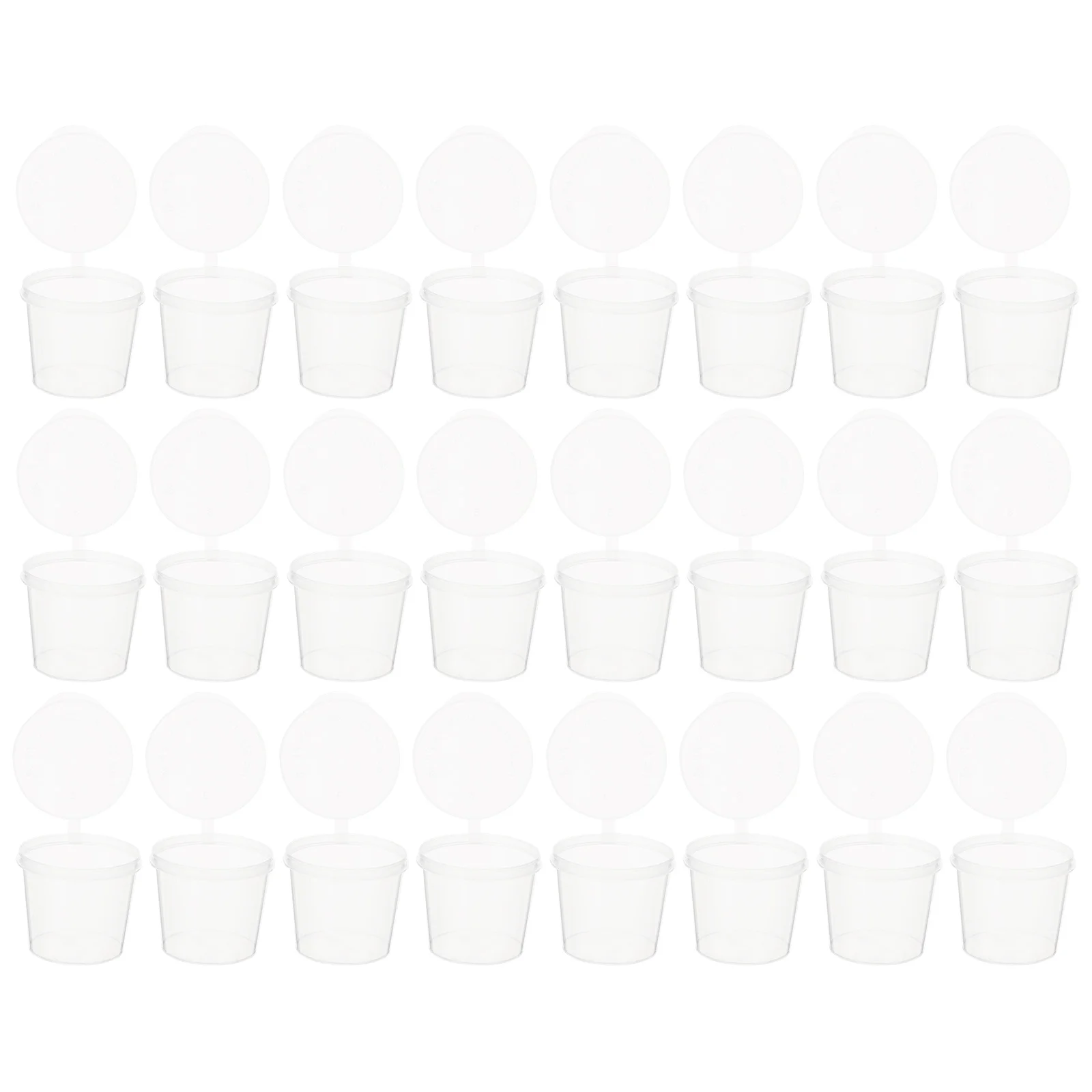 

100Pcs Pigment Cups Reliable Watercolor Storage Holders for Color Mixing Glue Clay Nail Decor Pigment Cups Clay Containers