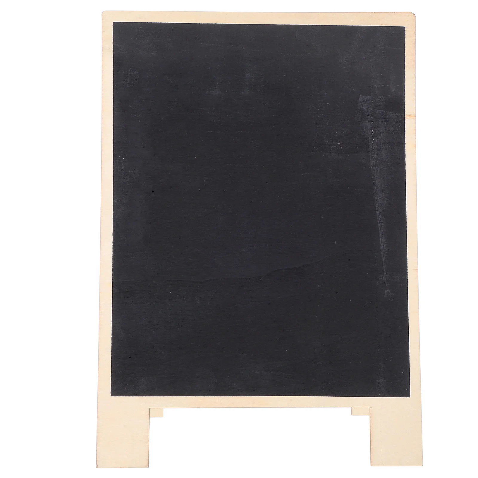 

Double-Sided Wooden Chalkboard Tabletop Sign Foldable Easel For Home Cafe Wedding Menu Display Erasable Message Board