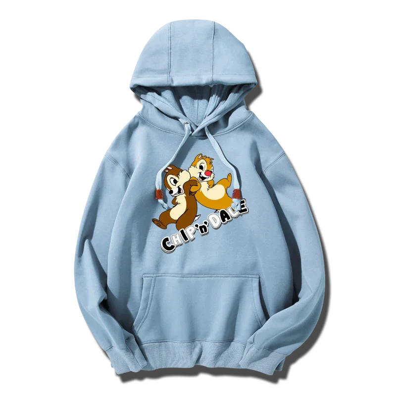 Chipmunk Cartoon Chip an \'Dale Co branded Women\'s Cute Sports Hoodie Couple Hoodie Hoodie Hoodie Women\'s Top Women\'s Hoodie