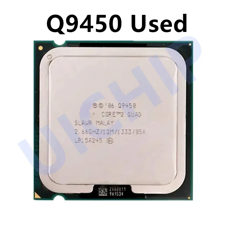 100% Original  Core 2 Quad Q9450 CPU Processor (12M Cache, 2.66GHz, 1333MHz FSB) LGA775