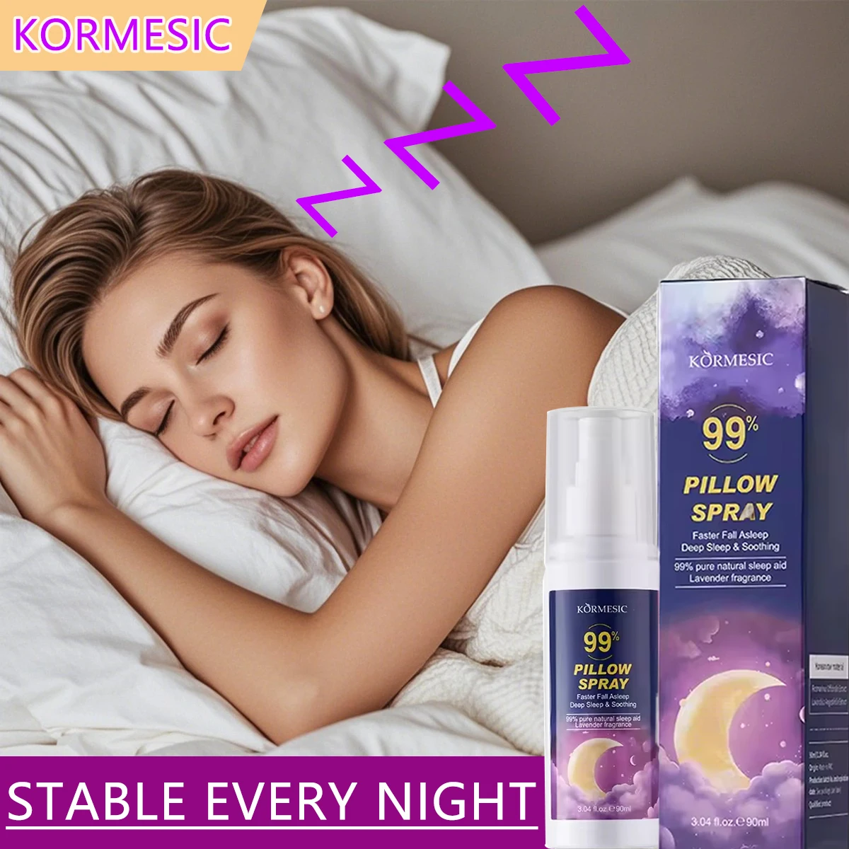 

KORMESIC 90ml new perfume spray lavender dream sleep deep fog fragrance lasting fresh style