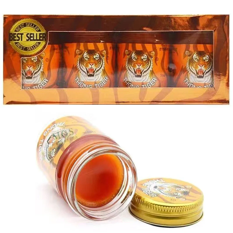 Thai Tiger Balm unguento cerotto medico artrite articolare dolore reumatico Patch Red Tiger Balm Cream attrezzatura da campeggio all'aperto