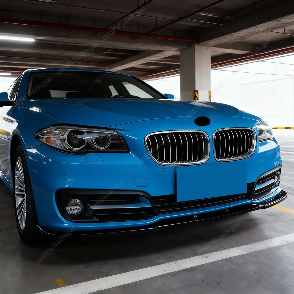 

For BMW 5 Series F10 F11 LCI 2015-2017 ABS Gloss Black Body Kits Protector Car Front Bumper Spoiler Lip Splitter Diffuser Tuning