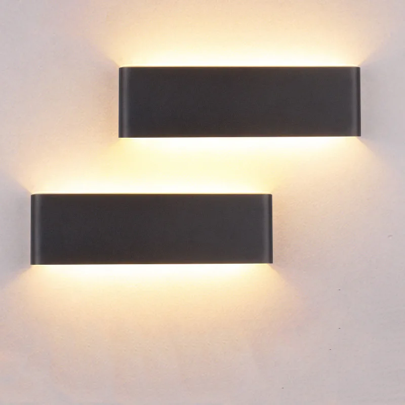 Modern LED Wall Light Indoor Background Decor Lighting Bedroom Beside Corridor Aluminum Up and Down Wall Lamp Stair Home Fixture