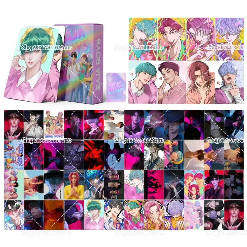 

KPOP охотник дьявола Huntrix Sajaboys LOMO фотокарта Derpy Tiger коллекция мультфильмов анимации фото FANSMOVE альбомная карта