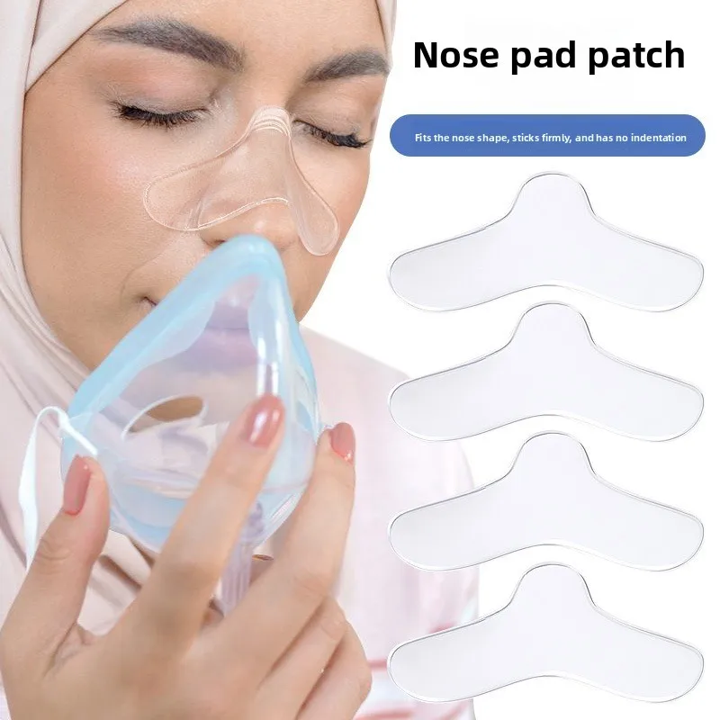 

Универсальная маска CPAP, подушка для носа, мягкая гелевая накладка для носового моста, подушечка против отметки давления для оборудования для апноэ во сне, 2 шт.