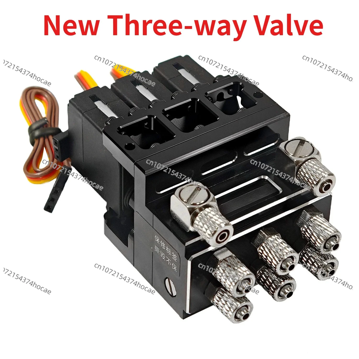 RC Model Three Way Hydraulic Reversing Valve Metal Excavator Hydraulic Steering Valve Model Forklift Hydraulic Valve