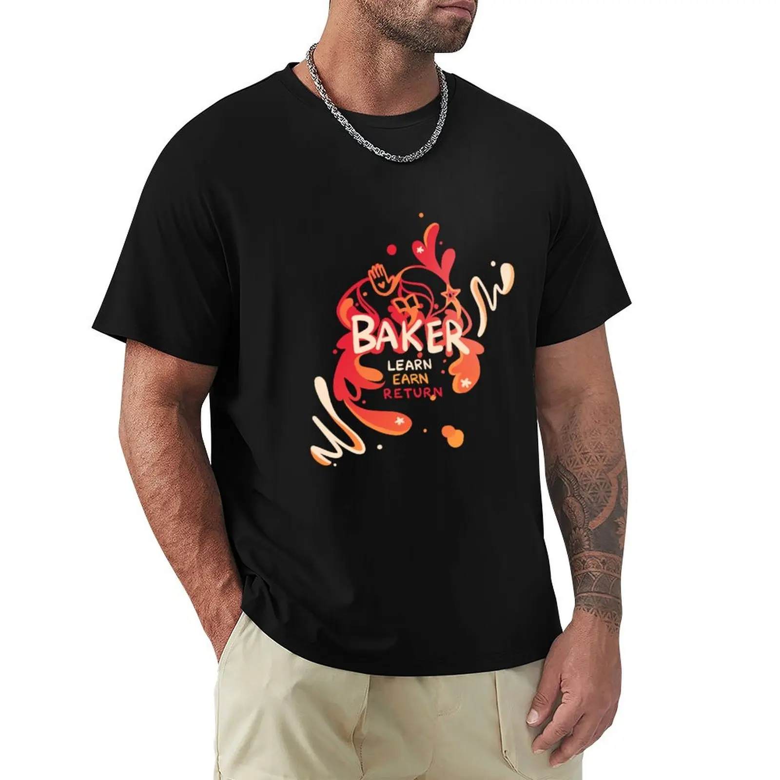 Baker Splash Light T-Shirt t shirt man plain T-Shirt