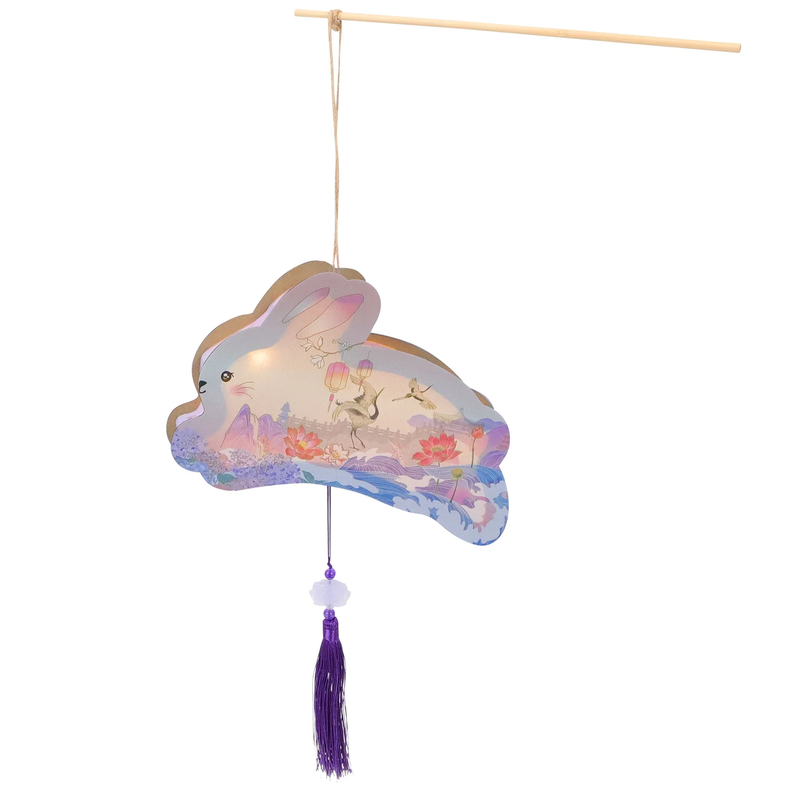 Lanterna de madeira linda estilo chinês decoração festiva lanterna luminosa brilhante para festa de ano novo