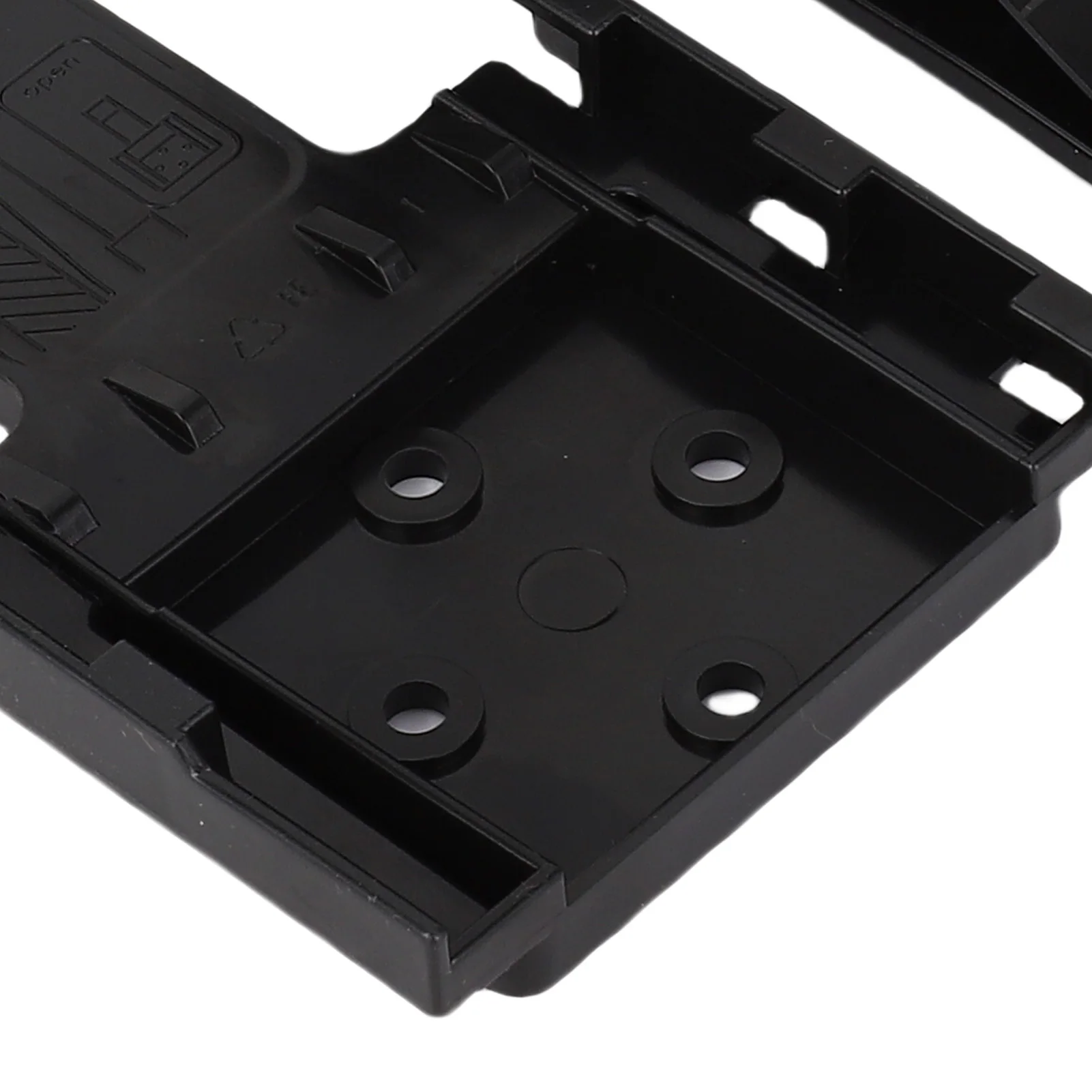 2 Stuks Zwart Wiel Chock Rv Band Stopper Wiel Wedge Hdpe Met Montage Zwarte Beugel Voor Boot Trailers Rv Truck accessoires