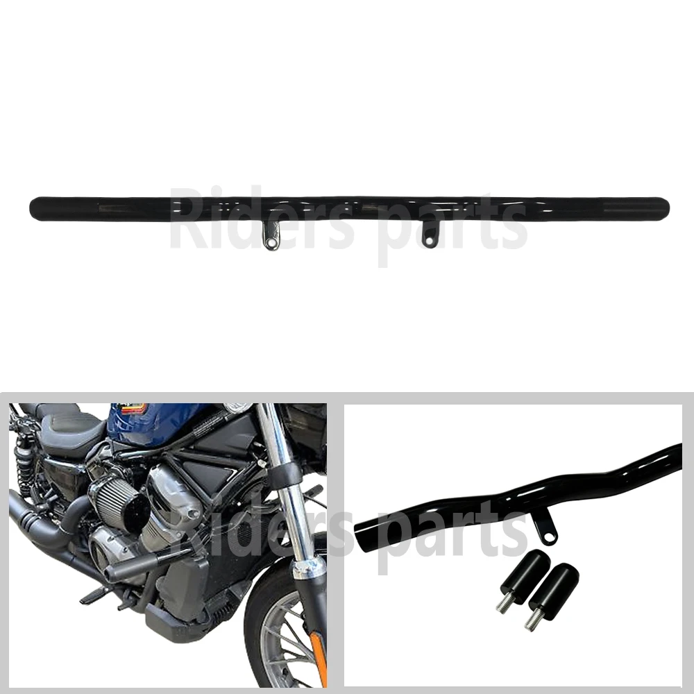 Motorcycle Front Highway Engine Guard Crash Bar Steel Falling Protection Black For Harley Nightster RH-975