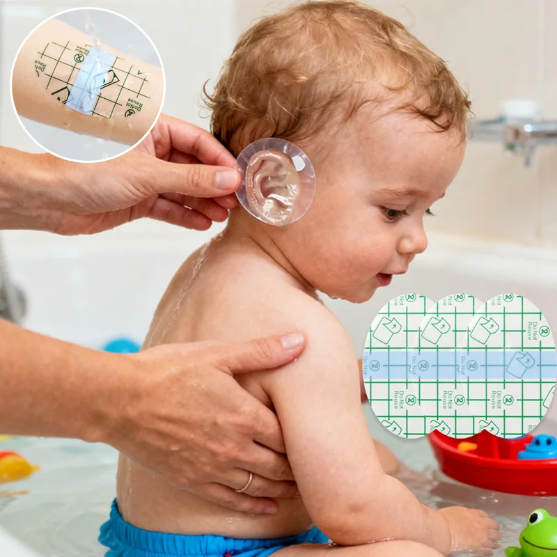 20/100 Uds champú ørebeskyttelse klistermrker badning svømning øremuffer vand børn champú ørevand forebushelse babypleje varm