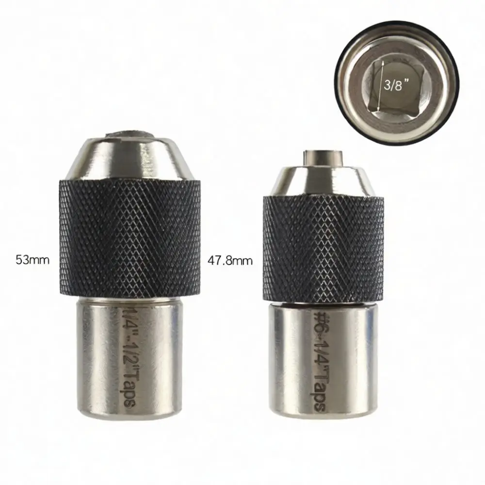 Precision Adjustable Tap Holder Socket For Hand Tapping Mechanical Repair Tool Drill Bit Driver Chrome Vanadium Steel